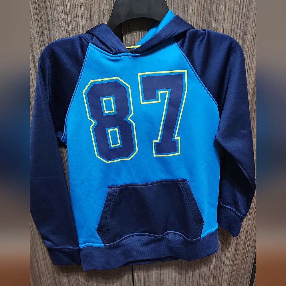 Boys Hoodie size 12 Navy Nlue 87